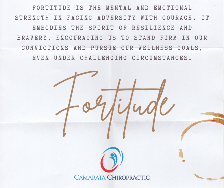 Fortitude: The Backbone of Our Wellness Journey - Word of the Week