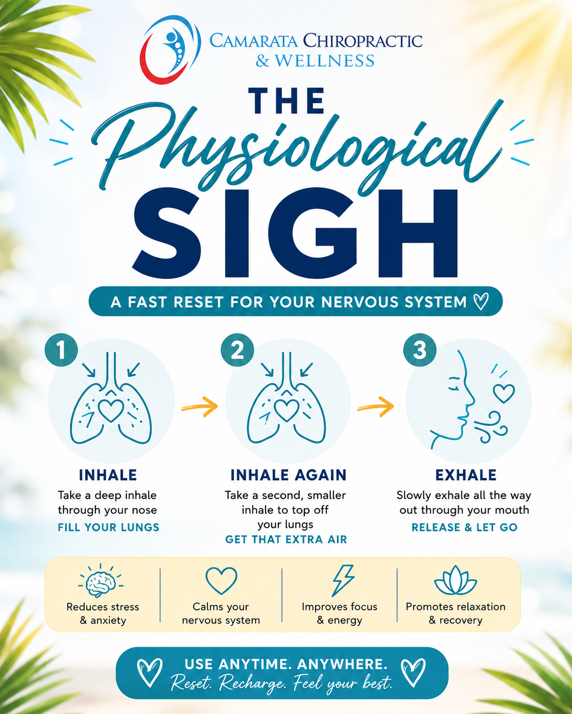 The Physiological Sigh: One of Dr. Sam’s Favorite Breathing Exercises to Reset the Nervous System Naturally