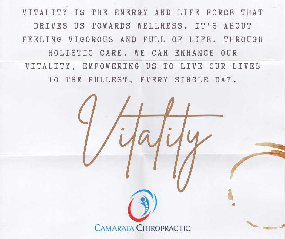 Embracing Vitality in Our Health and Wellness Journey: Word of the Week Week 10- 2024